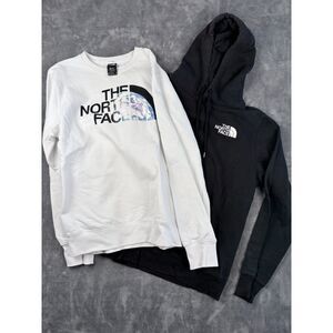 The North Face Men’s Hoodie and Crewneck Sweatshirt Bundle Large and Medium